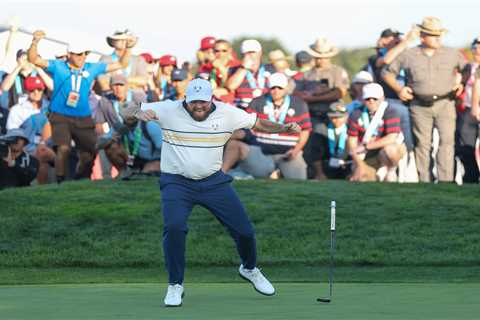 Europe wins Ryder Cup as Shane Lowry helps stave off stunning American comeback
