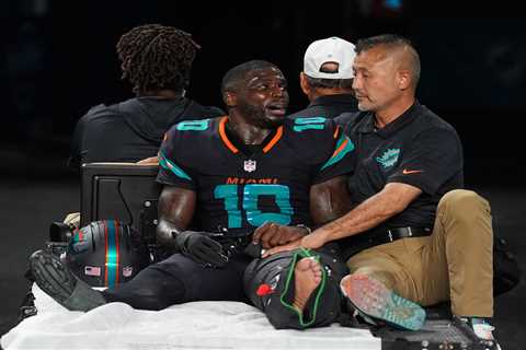 The extent of Tyreek Hill’s injury revealed following gruesome moment in Dolphins’ win on ‘MNF’