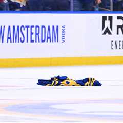 Sabres fan tossed jersey to the ice after three straight losses to open season