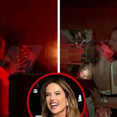 Alessandra Ambrosio Sucks Face With BF at Victoria's Secret After-Party, on Video