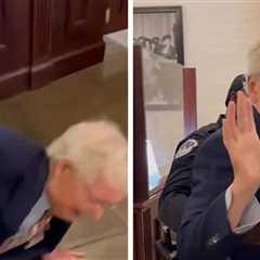 Mitch McConnell Falls Hard While Being Asked Question About ICE, on Video