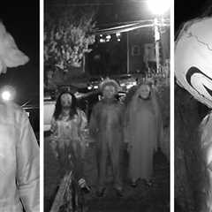 Terrifying Doorbell Video Shows Halloween Masked Trio Torment Family