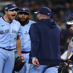 Max Scherzer stays in ALCS Game 4 after fiery mound visit with Blue Jays manager — and gets rewarded