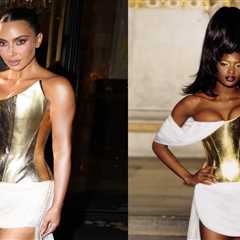 Kim Kardashian Celebrates Her Birthday Naomi Campbell’s Iconic Givenchy Look from Alexander..