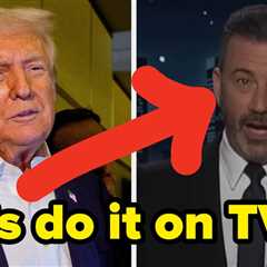 Jimmy Kimmel Just Taunted Trump With A Genius Live TV Challenge He'll Almost Certainly Turn Down