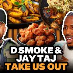 D Smoke & Jay Taj Discuss Tour Over Afrocentric Food | Takes Us Out