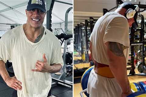 'Smash' Through These Dwayne Johnson Workout Shots!