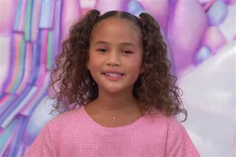 Watch John Legend’s Daughter Luna Channel Mom Chrissy Teigen While Interviewing Gloria Estefan..
