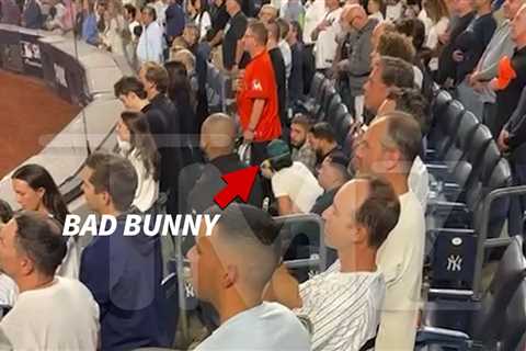Bad Bunny Remains Seated During 'God Bless America' at Yankees Game