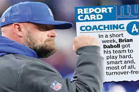 Giants report card: Brian Daboll got his team to respond in emphatic fashion