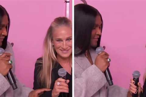 People Are Laughing At This Awkward Interview Moment With Sarah Jessica Parker At The Victoria's..