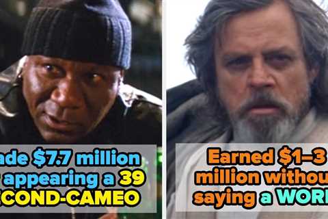 31 Actors Who Were Paid A TON Despite Doing — Fine, I'm Gonna Say It — Basically No Work