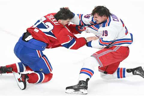 Sam Carrick anchoring Rangers’ fourth line in more ways than one