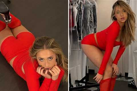 Tate McRae Flaunts Stage-Ready Figure In Revealing Red-Hot 'Fit