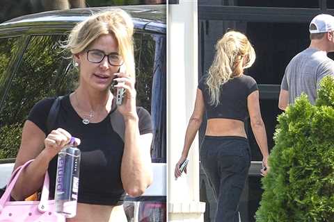 Kim Zolciak Seen Leaving New Boyfriend's House After Spending the Night