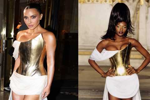 Kim Kardashian Celebrates Her Birthday Naomi Campbell’s Iconic Givenchy Look from Alexander..