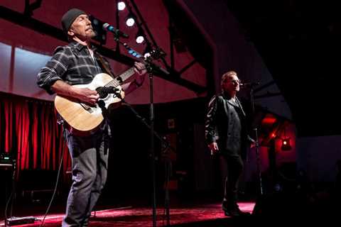 U2 Receives 2025 Woody Guthrie Prize: ‘You Don’t Talk About the Darkness, You Make the..