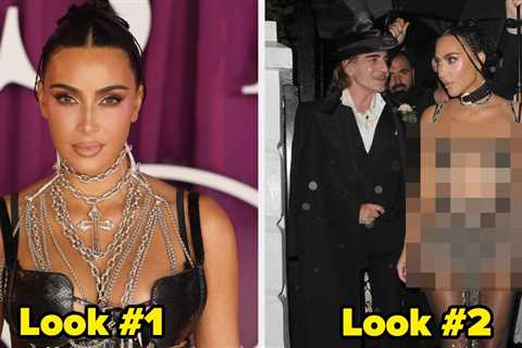 Kim Kardashian Wore A Tiny Bikini Made Out Of Hair To A Party, Because Here We Are