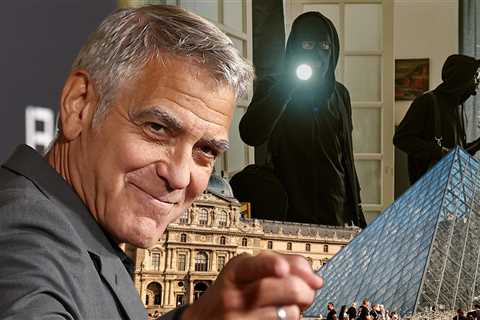George Clooney Jokes He's 'Proud' of Thieves Who Robbed Louvre
