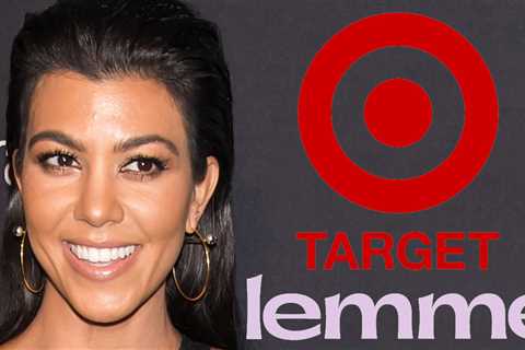 Kourtney Kardashian Films Christmas Shoot at Target