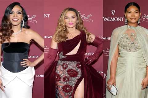 On the Scene at the 2025 Angel Ball: Tina Knowles in Burgundy Valdrin Sahiti, Michelle Williams in..