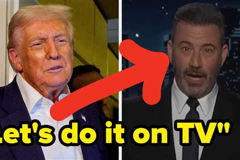 Jimmy Kimmel Just Taunted Trump With A Genius Live TV Challenge He'll Almost Certainly Turn Down