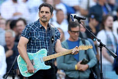 Brad Paisley Calls Himself ‘Mr. More Baseball’ After Playing National Anthem Before Another..