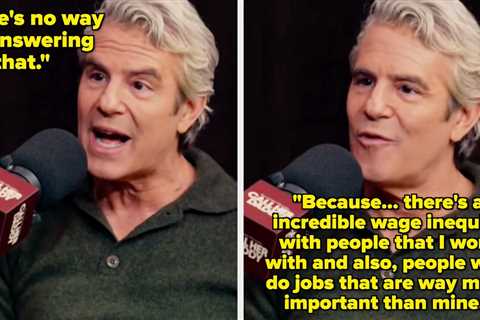 Andy Cohen Is Being Praised For His Great Response To A Question About His Yearly Income