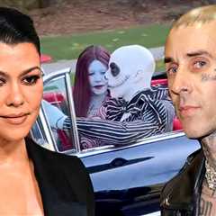 Kourtney Kardashian and Travis Barker Dress in 'Nightmare Before Christmas' Couples Costume