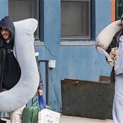 Pete Davidson Snapped Carrying Pregnancy Pillow for Girlfriend Elsie Hewitt