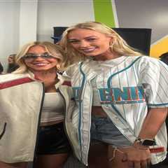 Sophie Cunningham has jokes after taking photo with Sydney Sweeney at NASCAR race