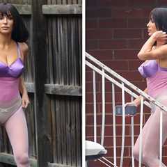 Bianca Censori Struts Through Town in Tight Outfit With Sister and Mom