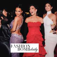 Kris Jenner Celebrated Her 70th Star-Studded Birthday Extravaganza in a Red Strapless Givenchy Tier ..