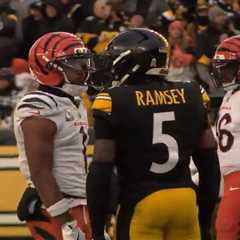 Video shows Ja’Marr Chase spitting at Jalen Ramsey before punch