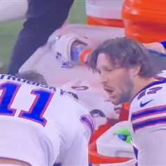 Josh Allen slams helmet in frustration as Bills lose heartbreaker