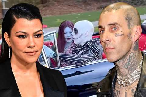 Kourtney Kardashian and Travis Barker Dress in 'Nightmare Before Christmas' Couples Costume