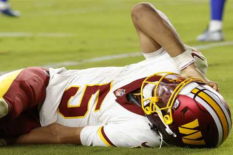 Commanders’ Jayden Daniels suffers a horrific arm injury during sack in chilling scene