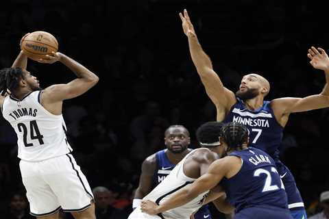 Nets’ stronger showing still not nearly enough in loss to Timberwolves as skid reaches seven