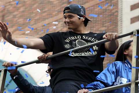 Shohei Ohtani ‘already thinking about’ World Series three-peat at Dodgers parade
