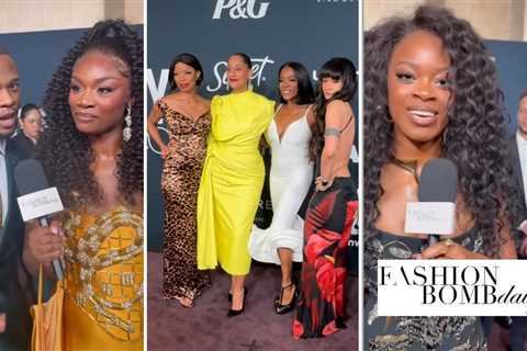 On the Scene at the Ebony Power 100 Gala: Karrueche in a Black Kamilla Purshie Dress, Clarissa..