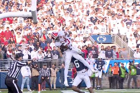 Indiana thwarts Penn State upset bid with catch of the year