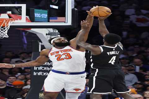 Even Mitchell Robinson was surprised by his latest eye-popping Knicks performance: ‘Damn’