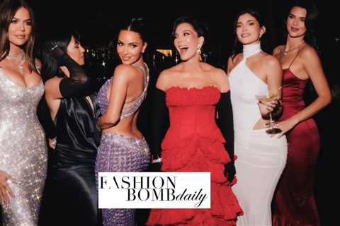 Kris Jenner Celebrated Her 70th Star-Studded Birthday Extravaganza in a Red Strapless Givenchy Tier ..