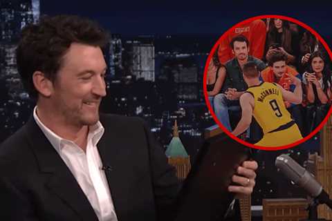 Miles Teller Gifted Framed Pic of T.J. McConnell Taunting Him at Knicks Game