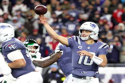 Drake Maye serenaded with ‘MVP’ chants after leading Patriots past Jets in eighth straight win