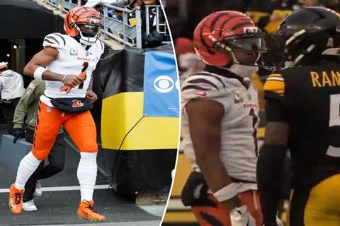 Bengals’ Ja’Marr Chase suspended for spitting at Jalen Ramsey in NFL tussle