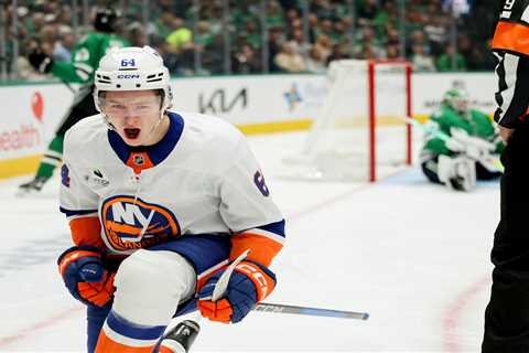 Cal Ritchie starting to make positive strides in his game for Islanders