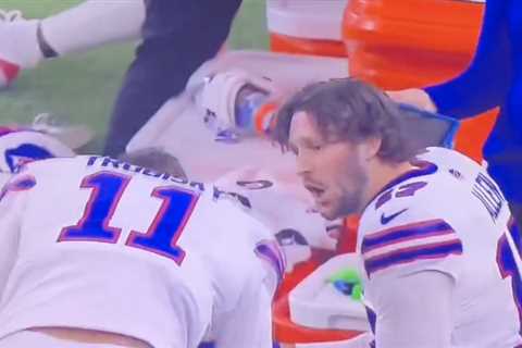 Josh Allen slams helmet in frustration as Bills lose heartbreaker
