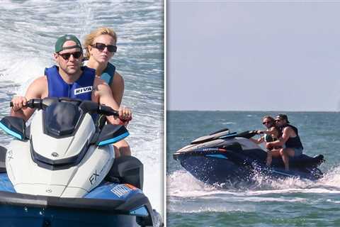 Sydney Sweeney, Scooter Braun Hold Each Other Tight On Sea-Doo Ride