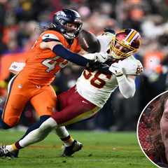 Broncos’ Alex Singleton makes key play in first game back after  testicular cancer diagnosis